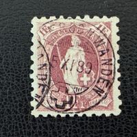 Stehende Helvetia 1888, Nr. 71B, gestempelt
