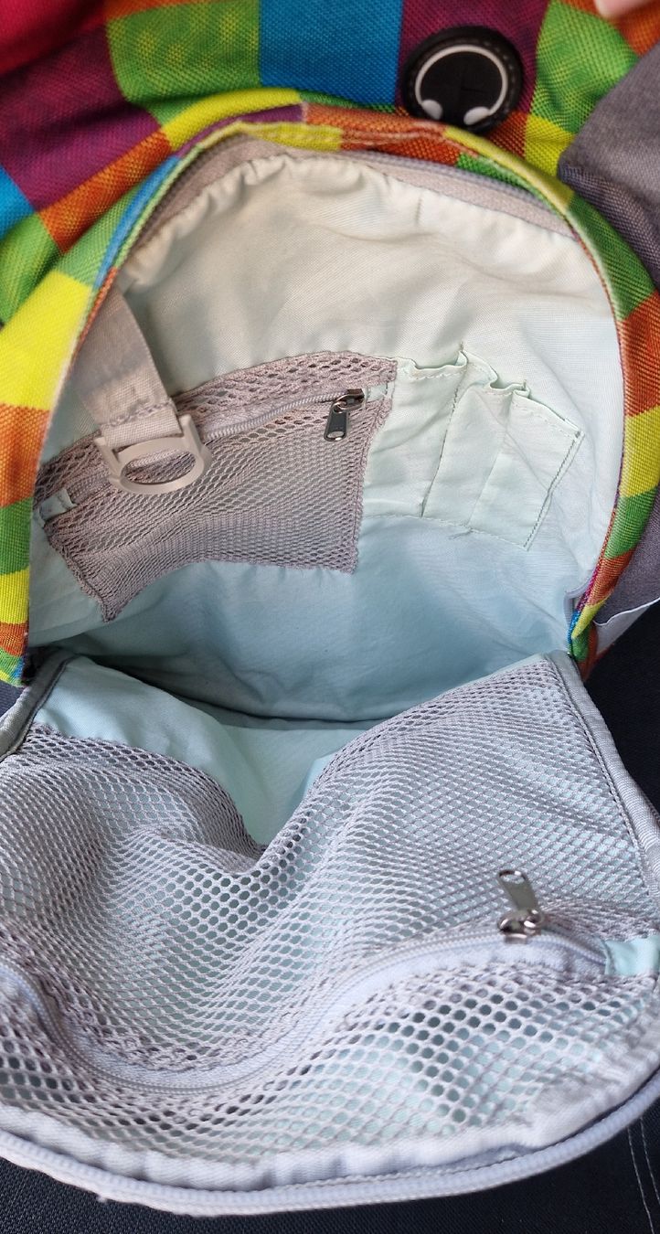 Satch Borse & Zaini: Satch Schulrucksack buntes Karomuster – Usato da Klosters Dorf venduto da sel_p9wx 7