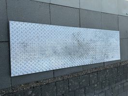 Riffelblech Strukturblech Aluminium 600 x 2'000 mm / 2,5 mm
