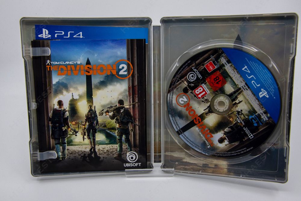 Tom Clancy's The Division 2 - SteelBook Boîtier Métallique - Sans Jeu - Pour PS4/Xbox (région PAL)