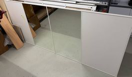 4x IKEA Pax Schiebetüren weiss / Spiegel Kombination, 2.36m