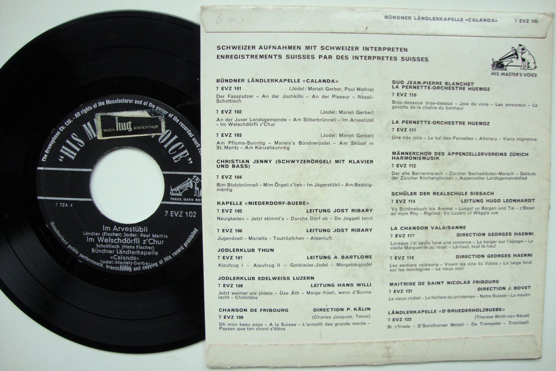 Dischi in vinile: BÜNDNER LÄNDLER-KAPELLE CALANDA – Usato da Bern venduto da Uli_10_11 1