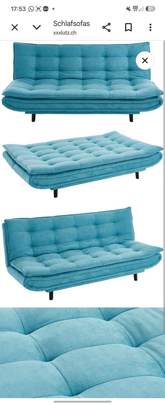 Sofas: Ausziehbares Sofa – D'occasion à Hallwil par En.Pu. 3