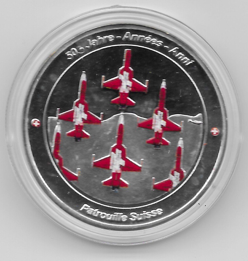 Medaglie: SCHWEIZER LUFTWAFFE MEDAILLE – Nuovo (secondo la descrizione) da Reinach BL venduto da Katzenmorli