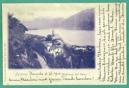 Locarno, Madonna del Sasso, 1901, gelaufen