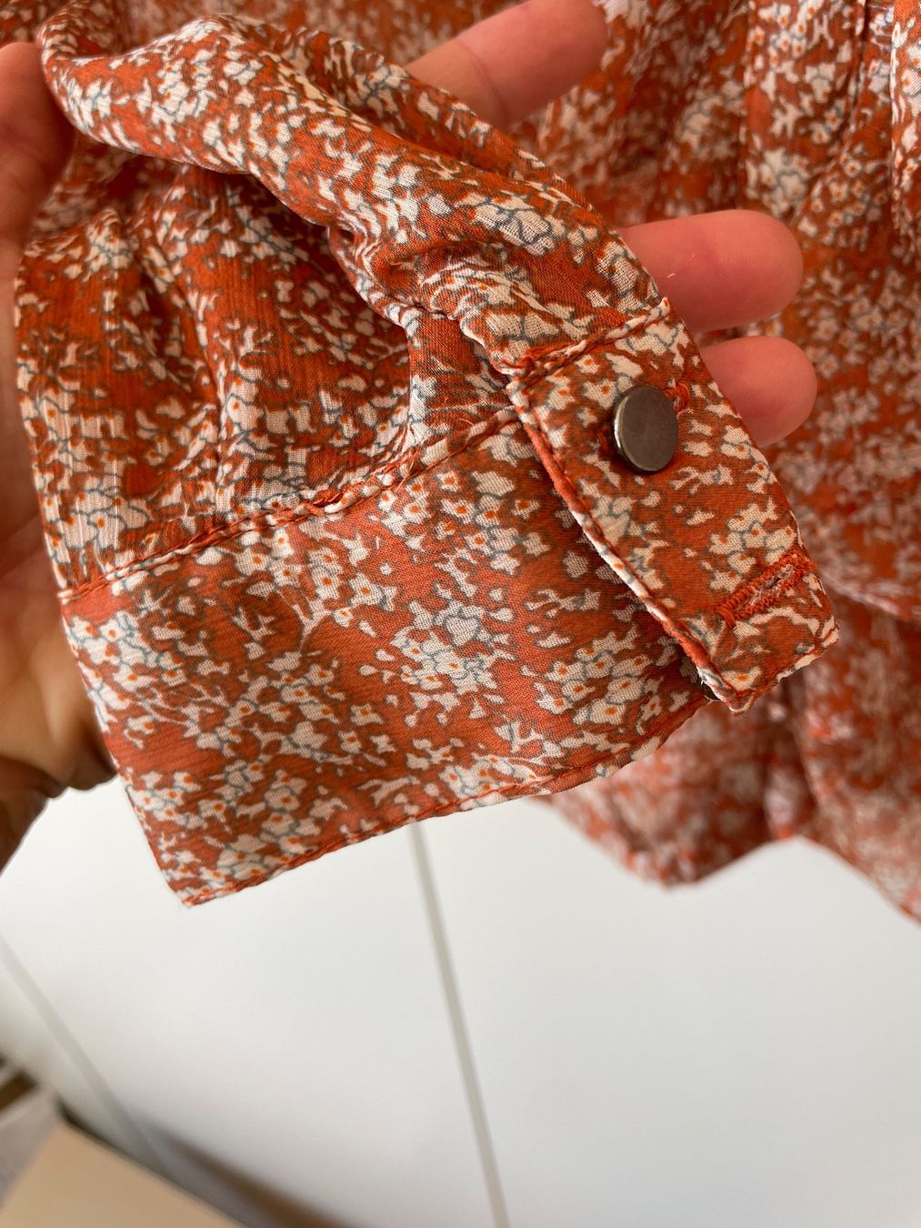 Cream Camicette: Romantische Bluse, Blumenmuster, Cream - Gr. 38 – Usato da Neukirch an der Thur venduto da bee88 3