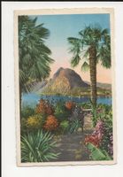 AK 1954 Lugano und Monte S. Salvatore