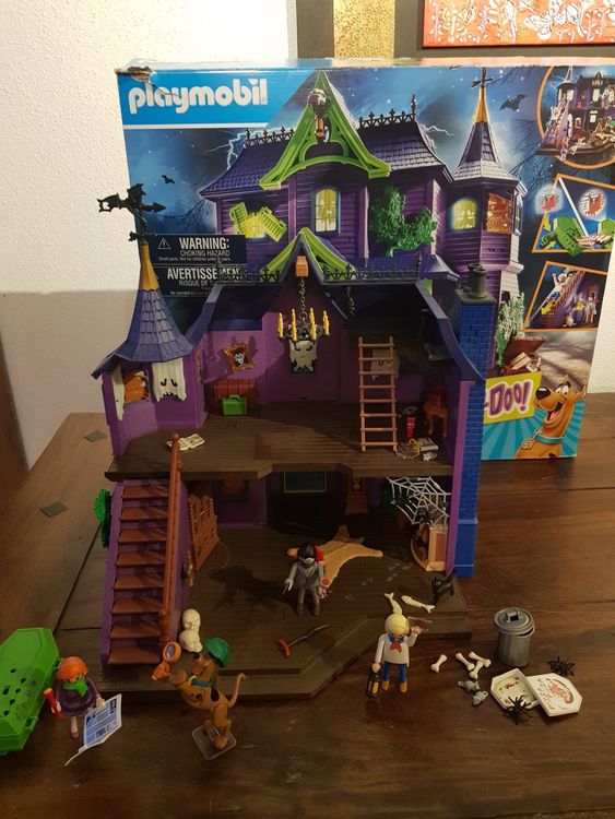 PLAYMOBIL 70361 SCOOBY-DOO ABENTEUER IM GEISTERHAUS (Gebraucht) in Root ...