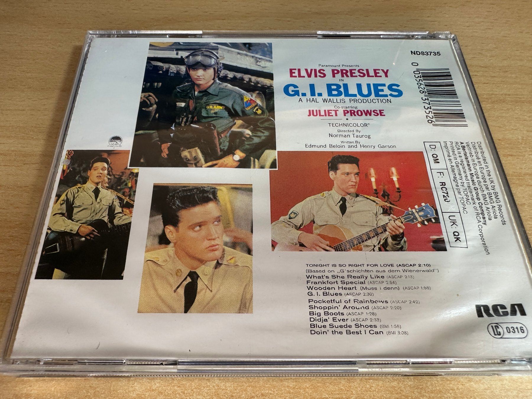 CDs: Y3 Elvis Presley – G.I. Blues – Gebraucht aus Rikon im Tösstal von Alpenmutz 1