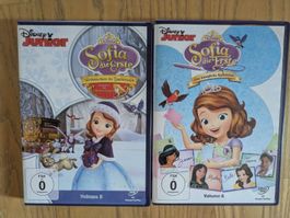 2 DVDs "Sofia die Erste" (Vol. 3 + 6)