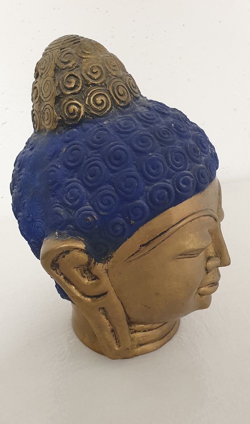 Skulpturen & Statuen: Buddah  Kopf Statue Bronce – Gebraucht aus Greppen von hploetscher 1