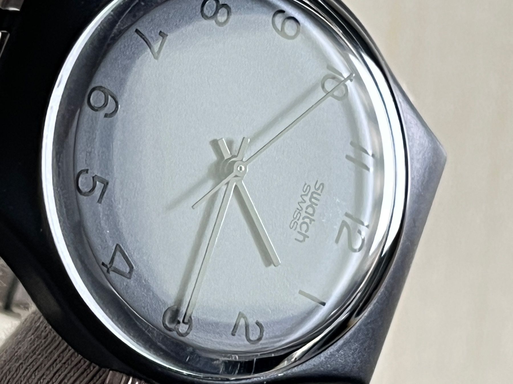 Swatch Orologi: Schlichte Swatch Herrenuhr, elegantes Design – Usato da Grenchen venduto da chththl 5