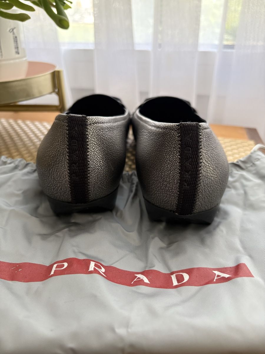 Prada Scarpe da donna: Mocassini PRADA donna argento taglia 37.5 – Usato da S. Antonino venduto da LIKA91 6