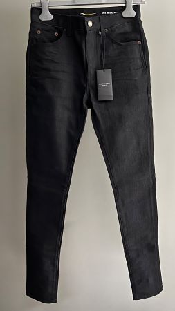Nouveau SAINT LAURENT D05 jean skinny noir 27 PN:620