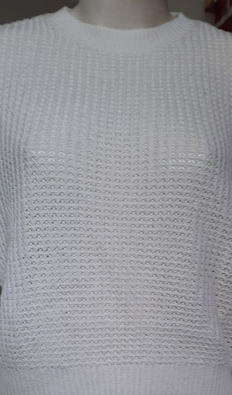H&M Maglioni & Felpe: H&M Gerippter Pullover Damen Weiss Gr.XS – Nuovo (secondo la descrizione) da Seuzach venduto da VT-Collections2 5