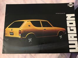 Datsun Wagon Programm Verkaufsprospekt 16 Seiten
