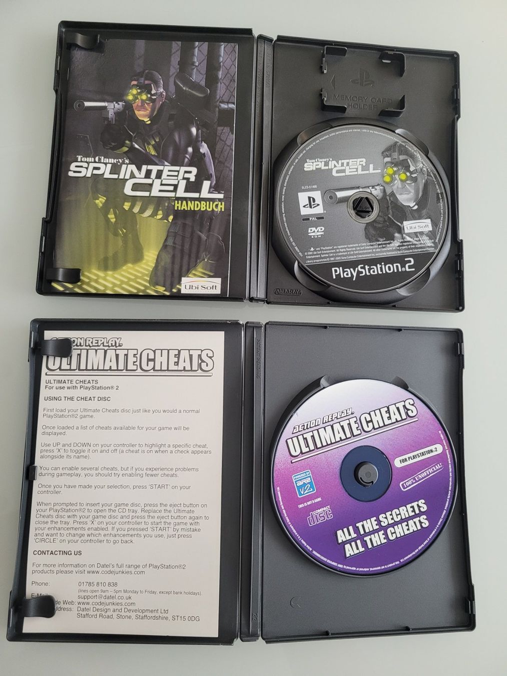 Spiele: Splinter Cell inkl. Ultimate Cheats / Playstation 2 (PAL) – Gebraucht aus Uezwil von -Retrogames- 1