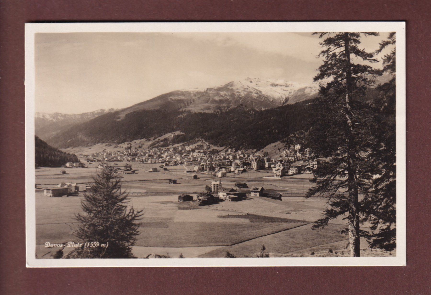 Cartoline postali: DAVOS-PLATZ - 1937 – Usato da Pully venduto da nicecards-shop