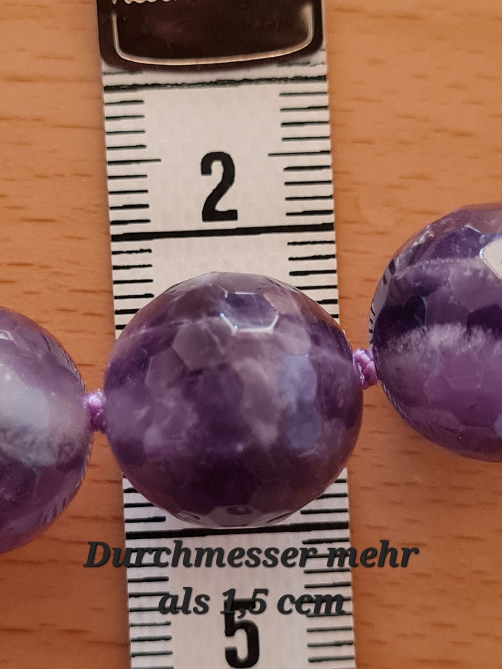 Ketten: Amethyst Kette, echte Edelsteine – Neu (gemäss Beschreibung) aus Allschwil von Blaujera 2