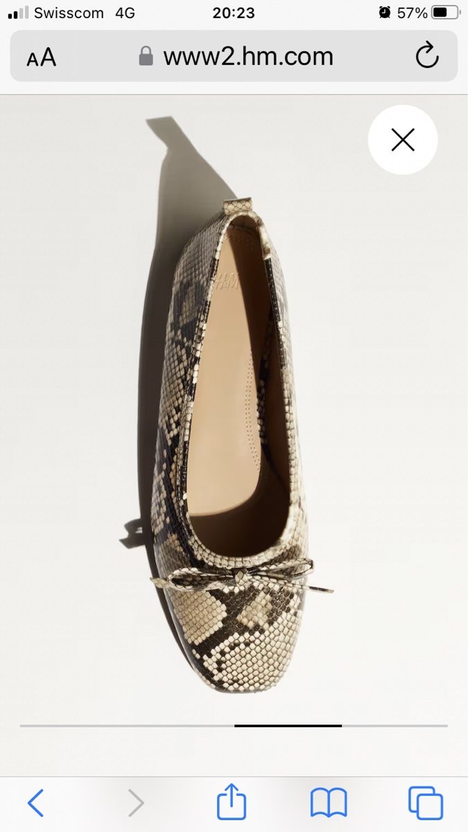 H&M Scarpe da donna: H&M Schlangenprint Ballerinas 39 – Nuovo (secondo la descrizione) da Wettingen venduto da ABBA-Retro 3