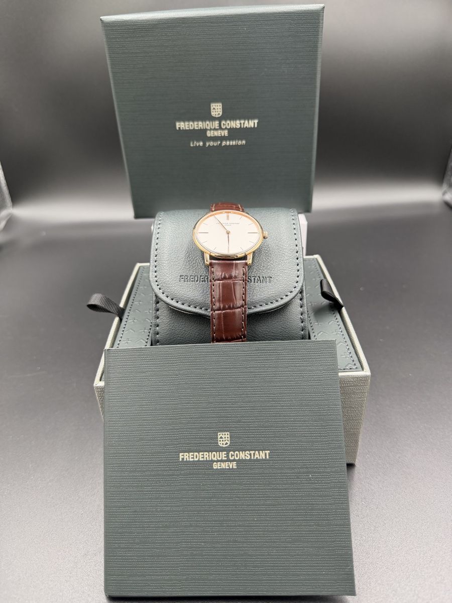 Frederique Constant Orologi: Frederique Constant - Classics Slimline - New Full Set – Nuovo e nell'imballaggio originale da Versoix venduto da WatchesGeneva 6