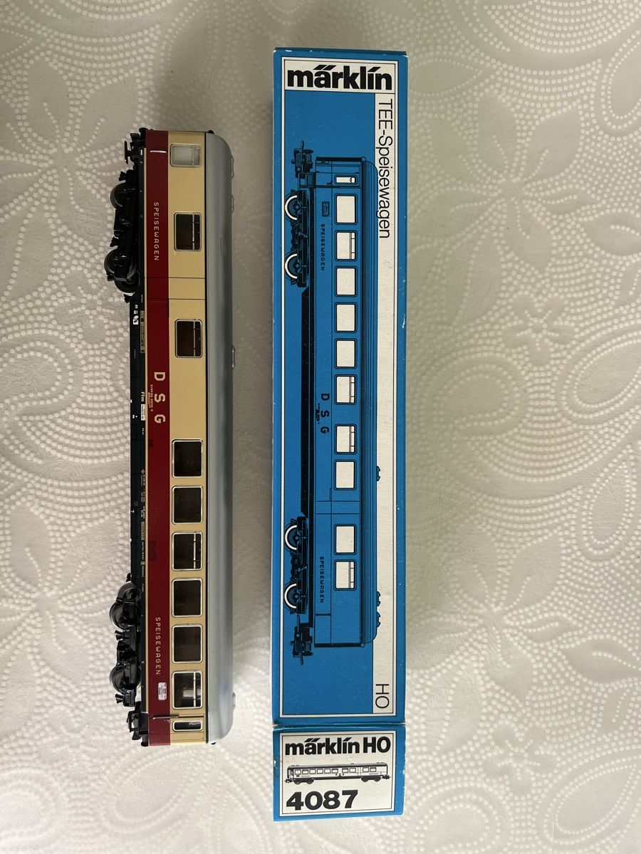 Märklin Modellini di ferrovie: Märklin TEE-Speisewagen Blechmodel – Usato da Ostermundigen venduto da K-Modellbau