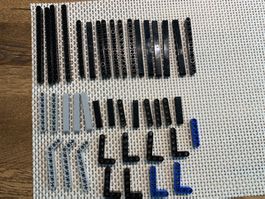 Lego Technik 8275 runde Lochbalken grau schwarz blau