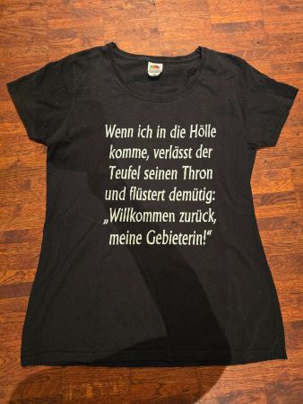 T- Shirt mit Spruch