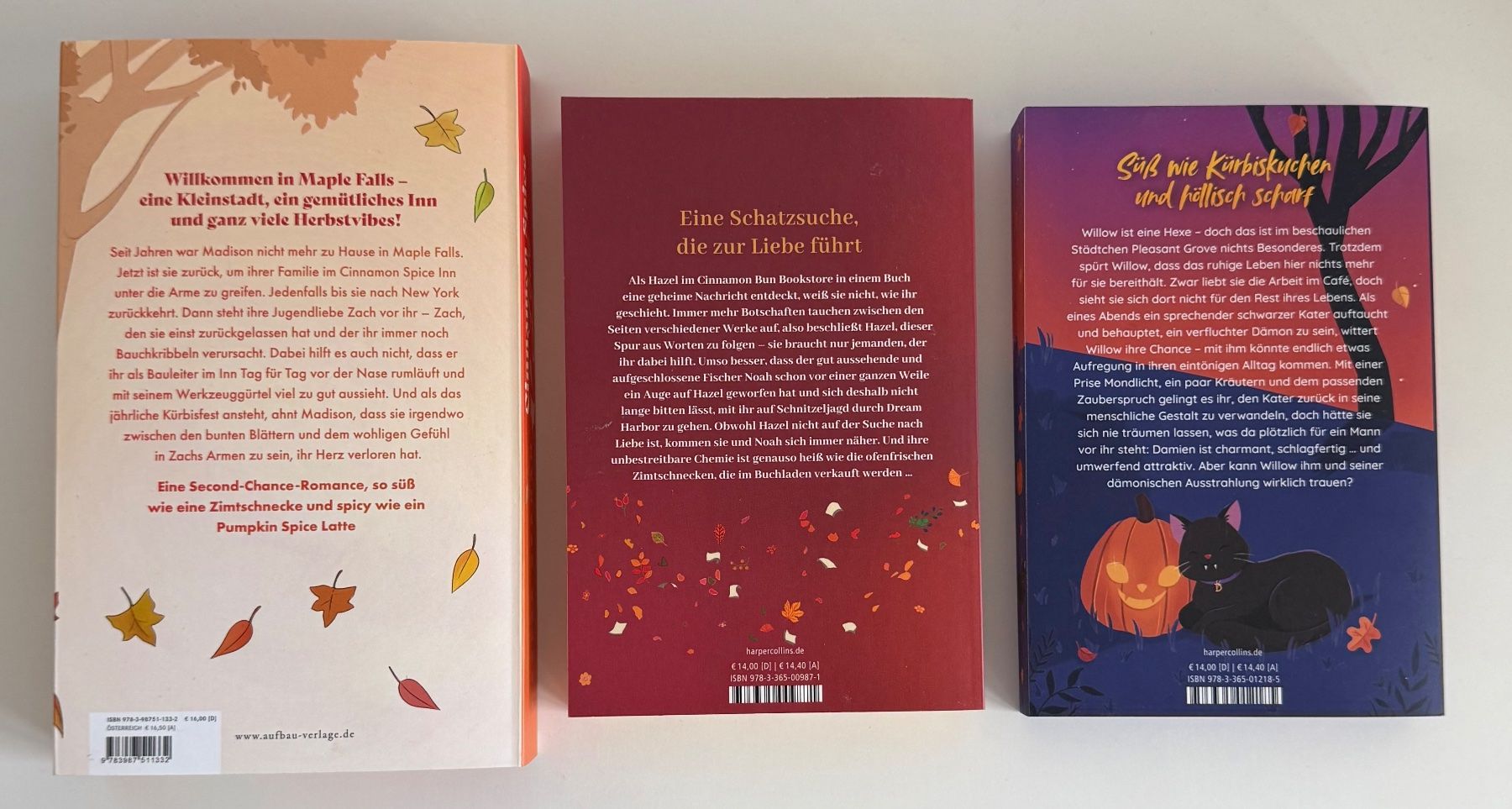 Libri: 3 Herbstromane inkl. Farbschnitt – Nuovo e nell'imballaggio originale da Eichberg venduto da Lolapop18 2
