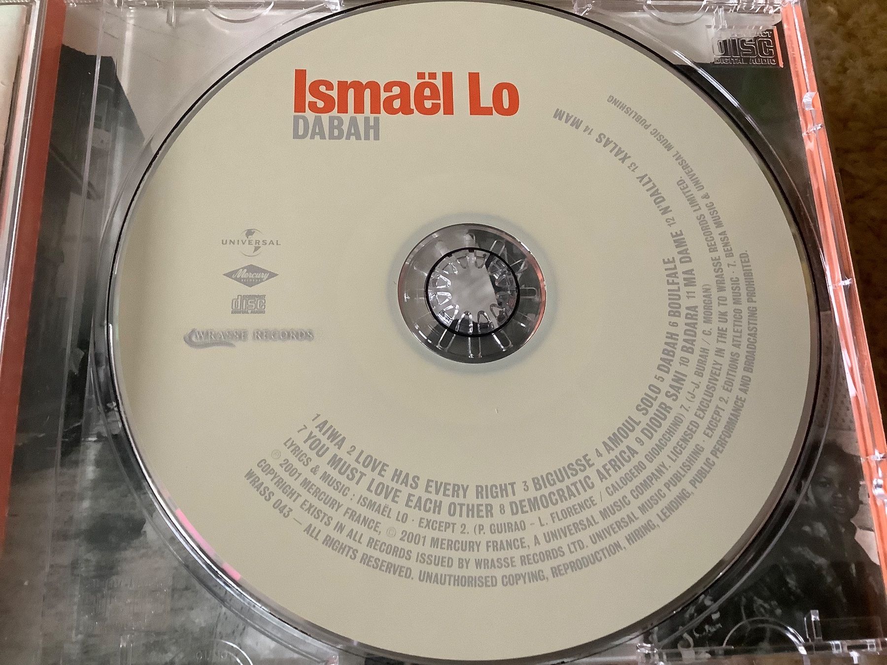 CD: Ismael Lo *  Dabah – Usato da herzogenbuchsee venduto da HIFIANER 1