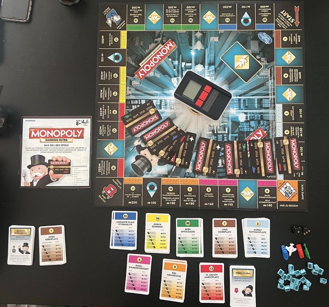 Hasbro Giochi: Monopoly: Banking Ultra - Swiss Edition – Nuovo (secondo la descrizione) da St.Gallen venduto da ser_9bv5 1