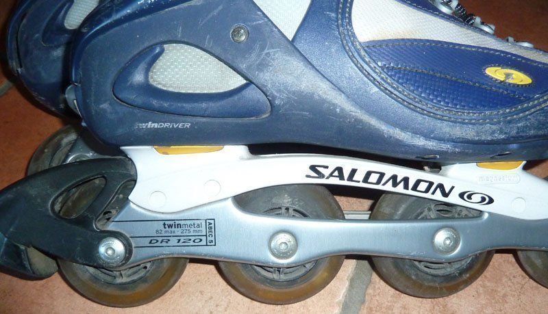 Salomon Pattini in linea & Pattini a rotelle: Salomon Rollerblades/ Rollschuhe Gr 42.5 – Usato da Ruggell venduto da Btt 1