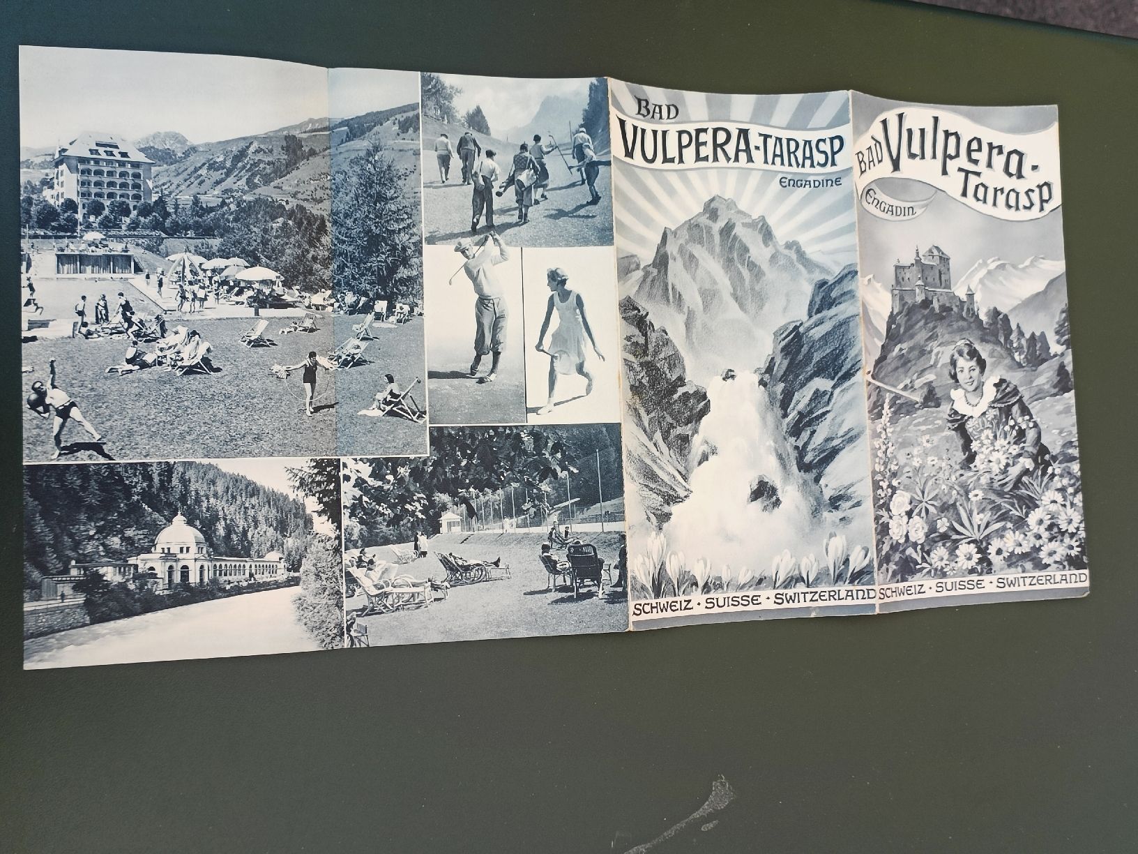 Dokumente: Prospekt / Bad Vulpera Tarasp - Ausgabe ca. 1930 – Gebraucht aus Brugg AG von Ente015 3