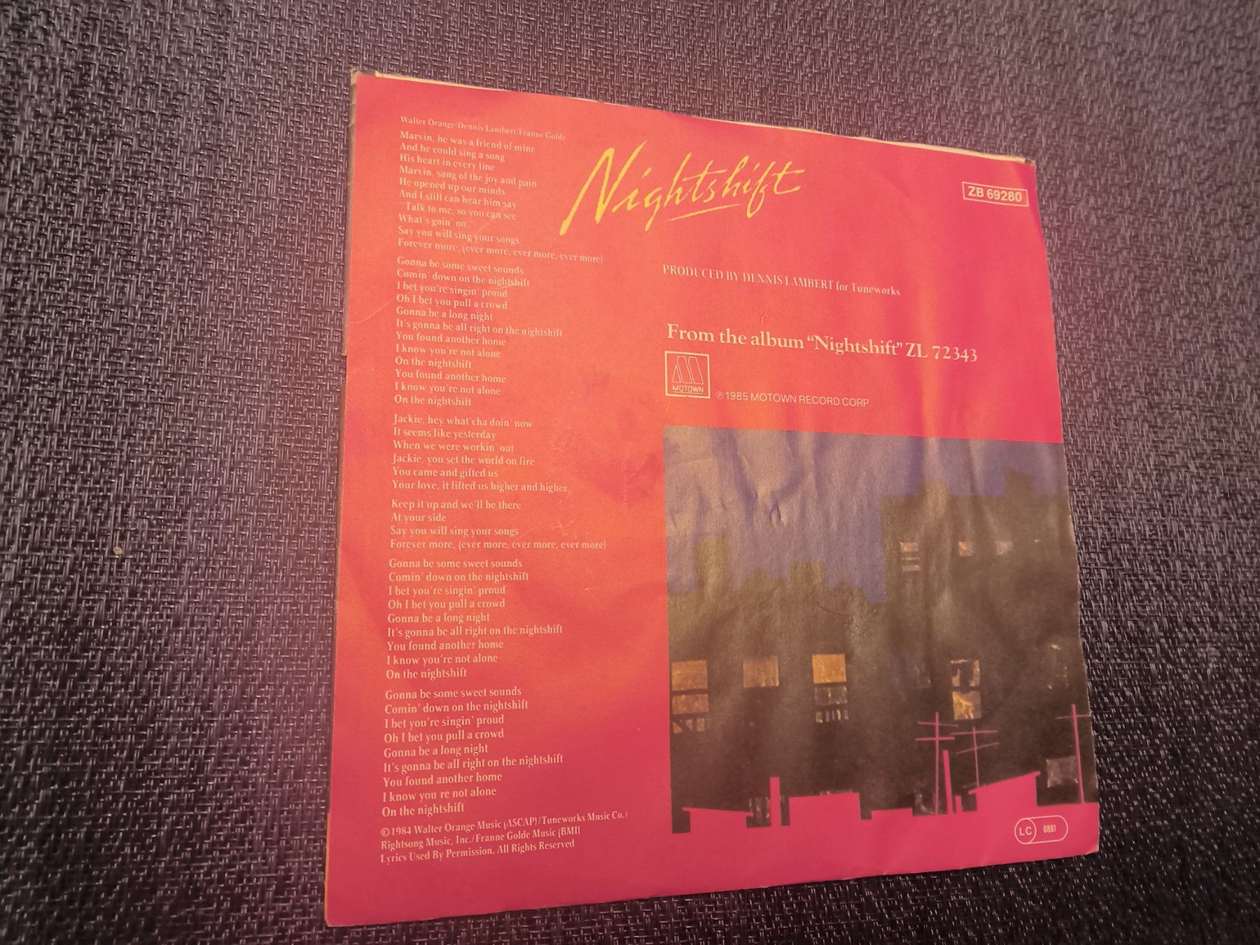 Dischi in vinile: VINYL Single: Commodores - Night Shift – Usato da Allschwil venduto da marketingprojects 1