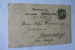 POSTKARTE ORIGINAL AQUARELL GOLDSCHMID FRD.