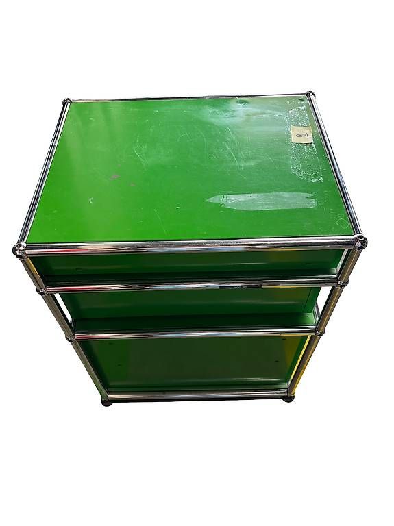 Eléments de bureau: USM Haller Korpus / Element  Grün mit 3 Schubladen – D'occasion à Bottmingen par lia_pf9x 1
