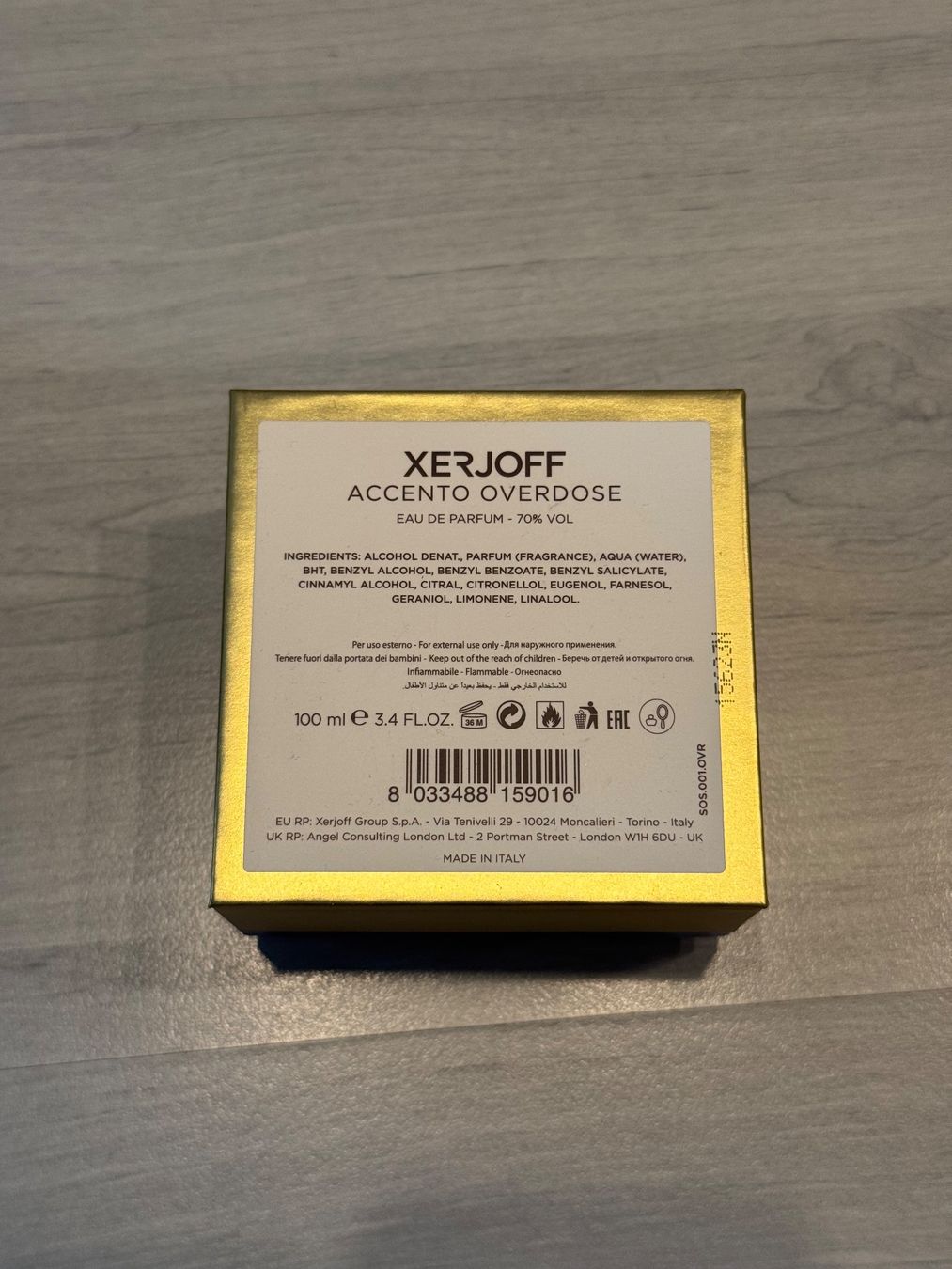 Xerjoff Profumi & Eau de Toilette: Accento Overdose Eau de Parfum - XERJOFF - 100 ml – Nuovo (secondo la descrizione) da Arbon venduto da therealgoatshit 3