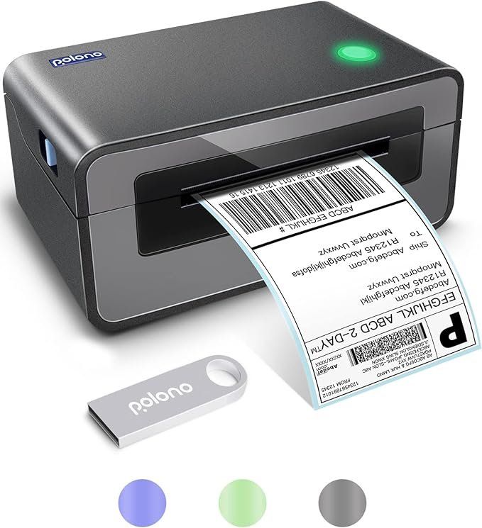 Phomemo PM-246S-BT Bluetooth-Etikettendrucker – 4x6 Zoll, 150 Mm/s, Für DHL, Shopify, Etsy, PC