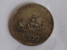 Münze 500 Lira (Italien)