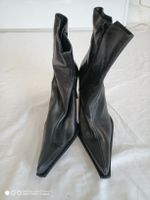 Schwarze Lederstiefeletten Buffalo London Gr. 41 