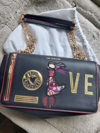 Love Moschino Tasche Schwarz/Gold - Wie Neu!
