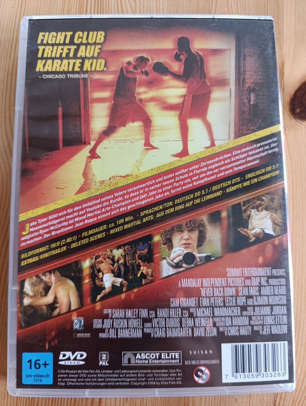 Alle DVDs: Never back down – Gebraucht aus Fischenthal von Widder71 1