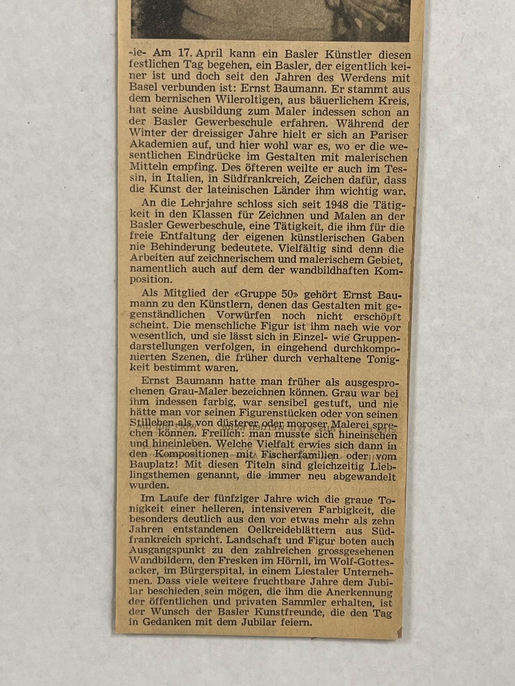 Dipinti: Ein Meisterwerk von Ernst Baumann – Usato da Basel venduto da PAUL_ART 9