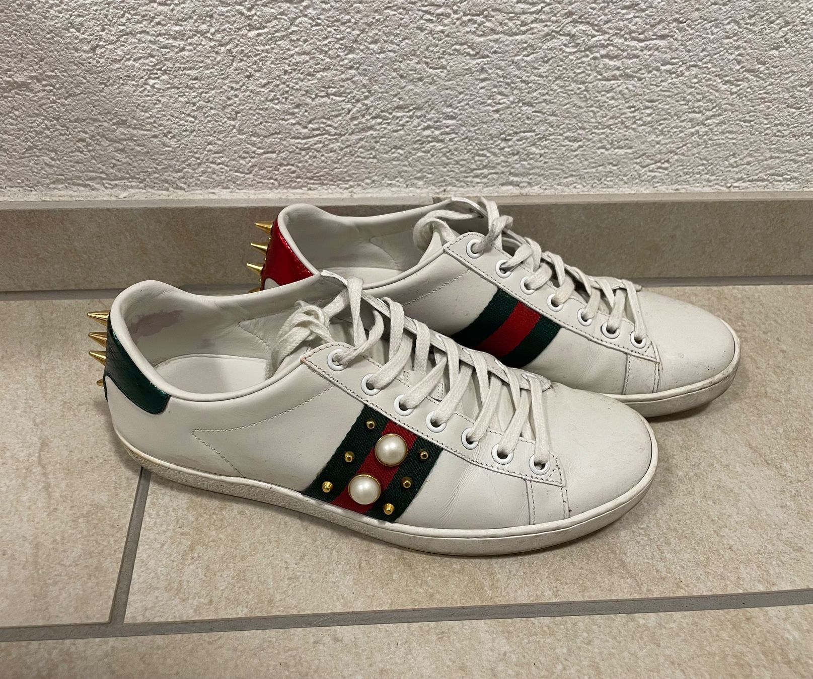 Gucci Damenschuhe: Gucci Sneaker weiss 37.5 – Gebraucht aus Würenlingen von janinemeier