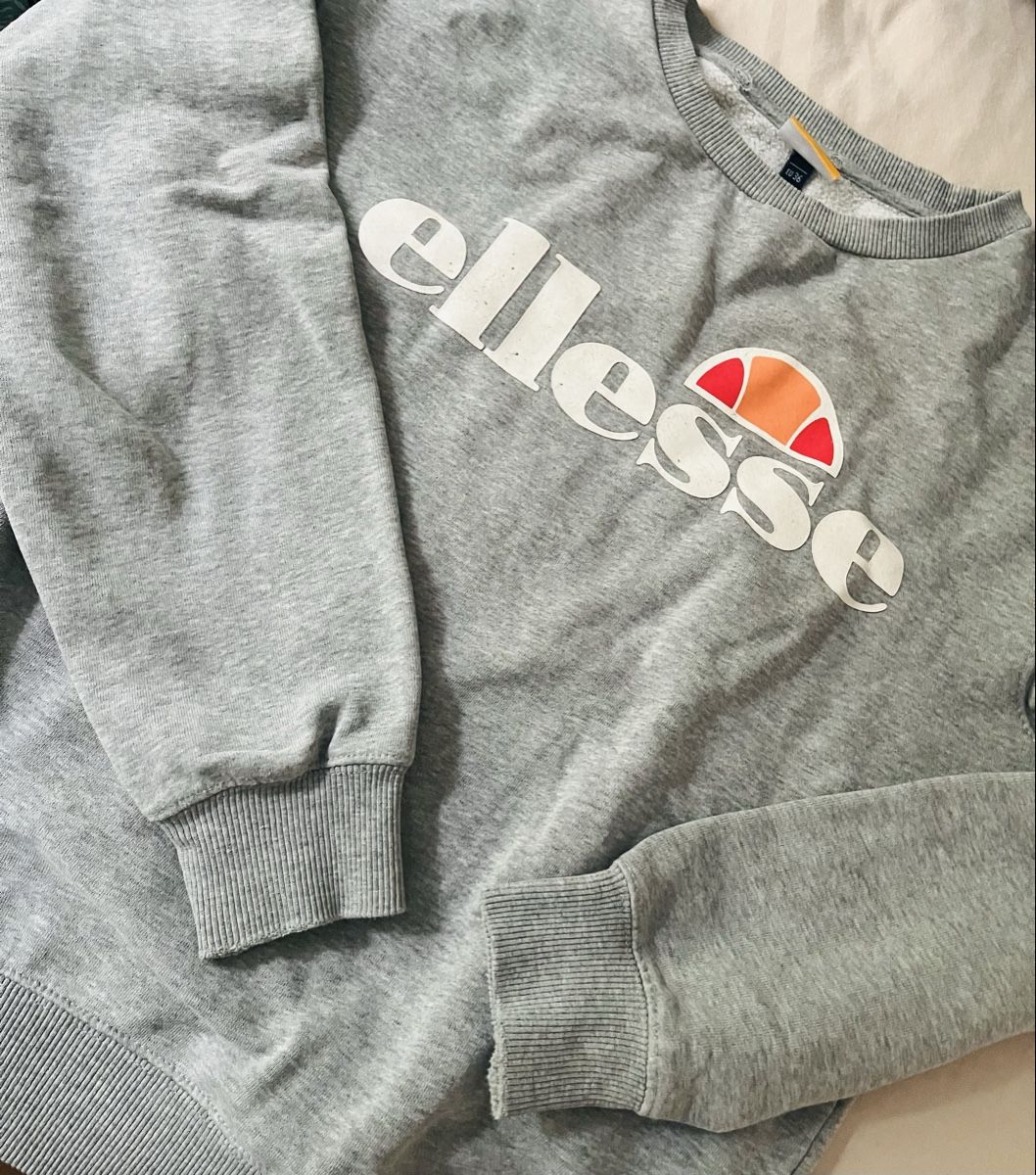 Ellesse Pulls & Sweat-shirts: Ellesse Pullover grau Logo Druck Grösse 36  – D'occasion à Baden par Klara1 3