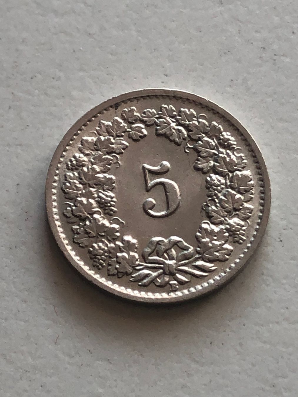 Tutti le monete: 5 Rp. 1955 Top – Usato da Schötz venduto da Odpa 1