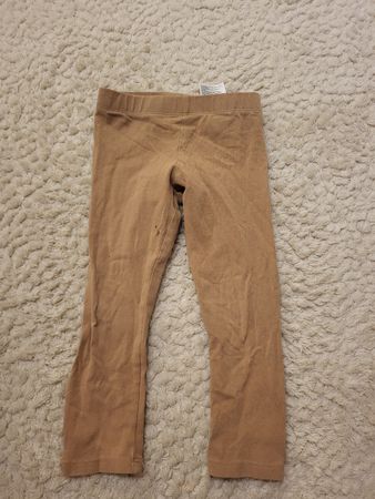Süsse H&M Kinder Leggings in Beige, Grösse 92