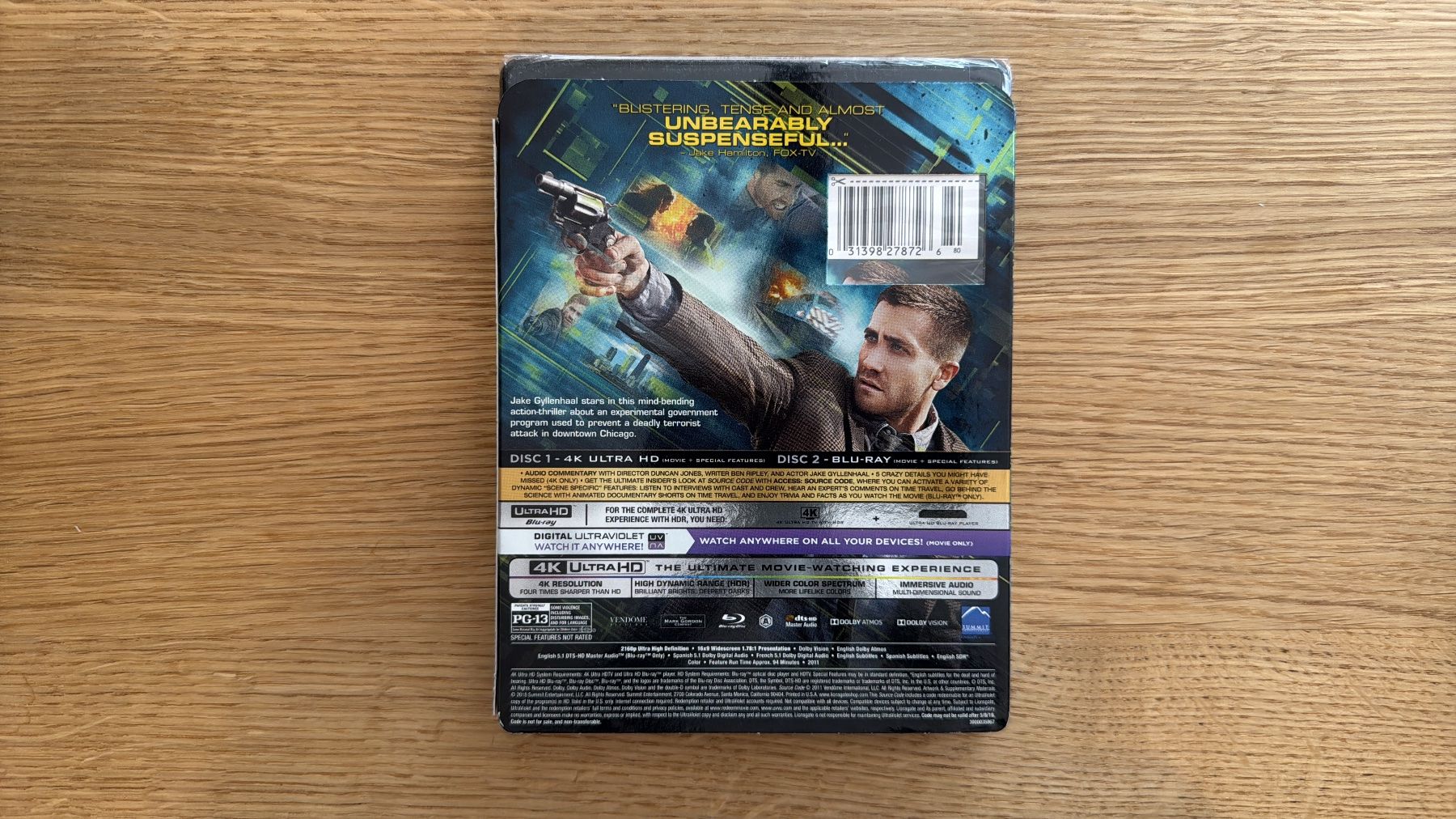 Tutti i DVDs: Source Code - 4K UHD Blu-Ray – Nuovo e nell'imballaggio originale da Wallisellen venduto da Art_Vendorlay 1