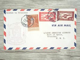 TR77 Enveloppe + Timbre Portugal 1941 Theme Aviation - Rare