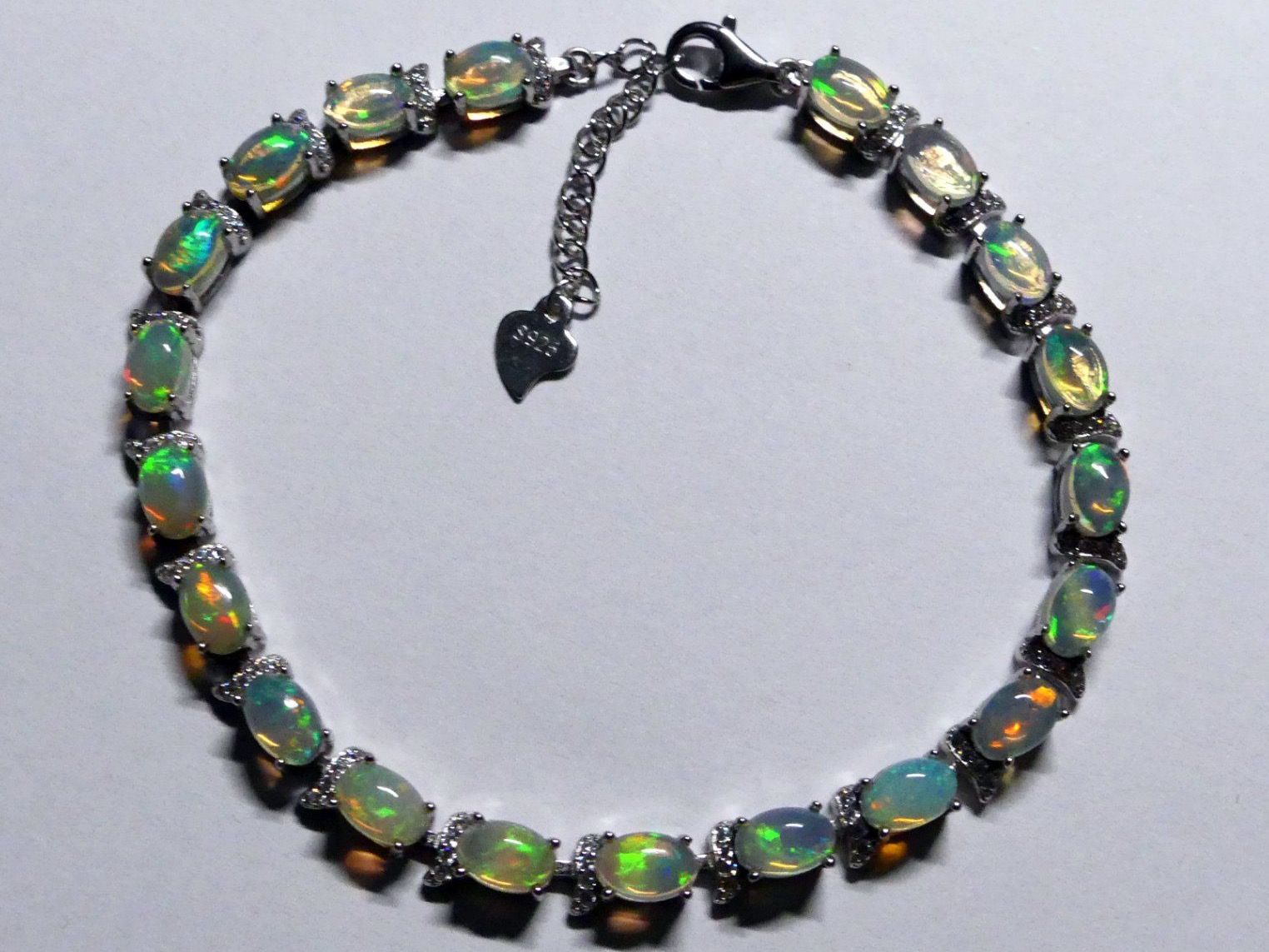 Armbänder & -reifen: Armband Silber 925 mit Kristall Opalen – Neu und originalverpackt aus Matten b. Interlaken von kero71 5